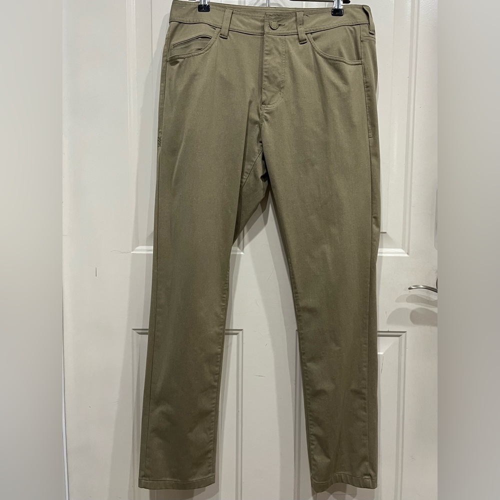 Rhone Commuter Five Pocket Pants 31w Slim Fit Tan